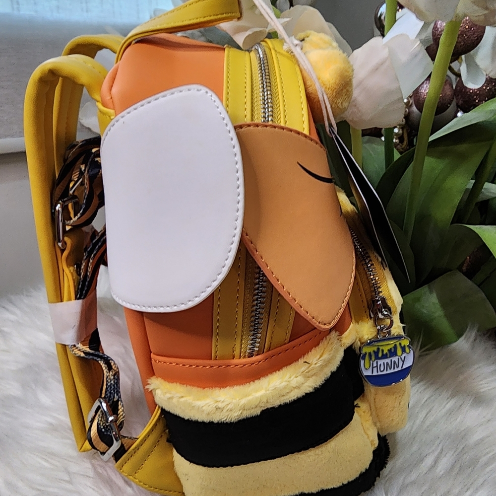 Disney Winnie the Pooh Heffalump Heffabee Cosplay Mini Backpack new - Picture 6 of 7